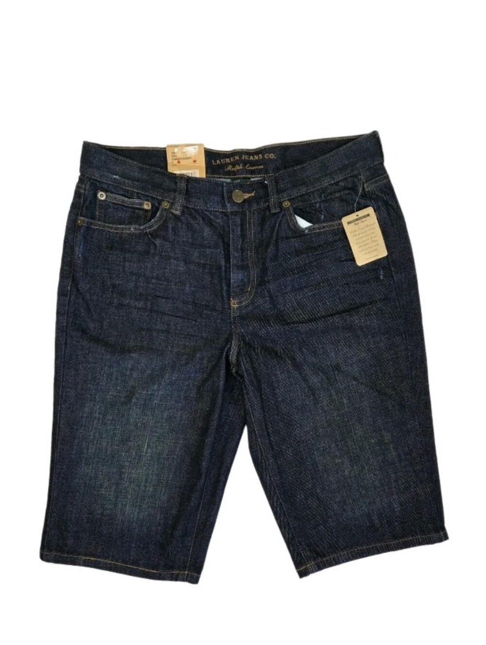 Lauren Jeans Co. Ralph Lauren Modern Bermuda Shorts New Size 8 Coastal Preppy